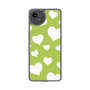 Slim Protection Case［ Dot Hearts - Green ］