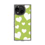Slim Protection Case［ Dot Hearts - Green ］