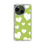 Slim Protection Case［ Dot Hearts - Green ］