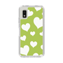 Slim Protection Case［ Dot Hearts - Green ］