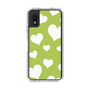 Slim Protection Case［ Dot Hearts - Green ］