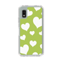 Slim Protection Case［ Dot Hearts - Green ］