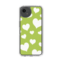 Slim Protection Case［ Dot Hearts - Green ］