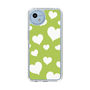 Slim Protection Case［ Dot Hearts - Green ］