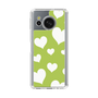 Slim Protection Case［ Dot Hearts - Green ］