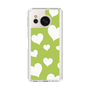 Slim Protection Case［ Dot Hearts - Green ］