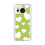 Slim Protection Case［ Dot Hearts - Green ］