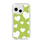 Slim Protection Case［ Dot Hearts - Green ］