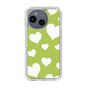 Slim Protection Case［ Dot Hearts - Green ］