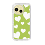 Slim Protection Case［ Dot Hearts - Green ］