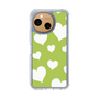 Slim Protection Case［ Dot Hearts - Green ］