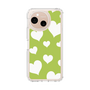 Slim Protection Case［ Dot Hearts - Green ］