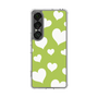 Slim Protection Case［ Dot Hearts - Green ］