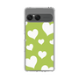 Slim Protection Case［ Dot Hearts - Green ］