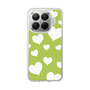 Slim Protection Case［ Dot Hearts - Green ］