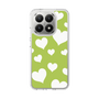 Slim Protection Case［ Dot Hearts - Green ］