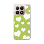 Slim Protection Case［ Dot Hearts - Green ］