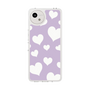 Slim Protection Case［ Dot Hearts - Purple ］