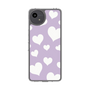 Slim Protection Case［ Dot Hearts - Purple ］