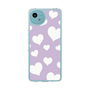 Slim Protection Case［ Dot Hearts - Purple ］