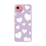 Slim Protection Case［ Dot Hearts - Purple ］