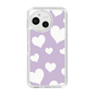 Slim Protection Case［ Dot Hearts - Purple ］