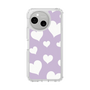 Slim Protection Case［ Dot Hearts - Purple ］