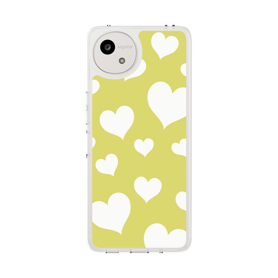 Slim Protection Case［ Dot Hearts - Yellow ］