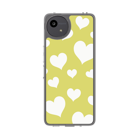 Slim Protection Case［ Dot Hearts - Yellow ］