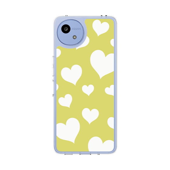 Slim Protection Case［ Dot Hearts - Yellow ］