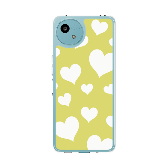 Slim Protection Case［ Dot Hearts - Yellow ］
