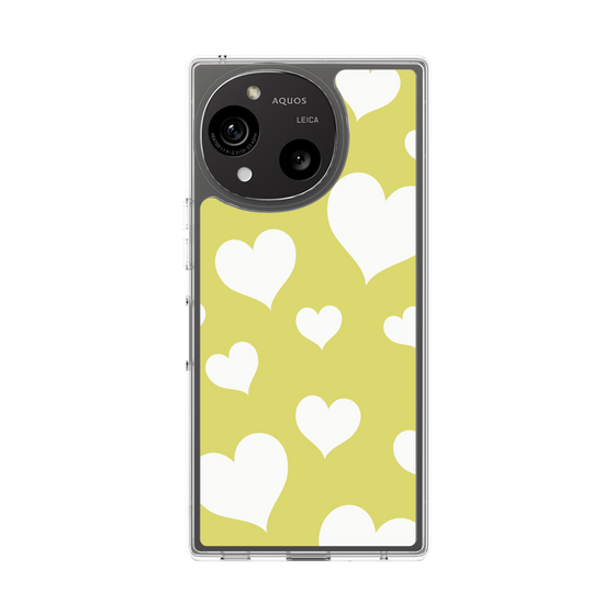 Slim Protection Case［ Dot Hearts - Yellow ］