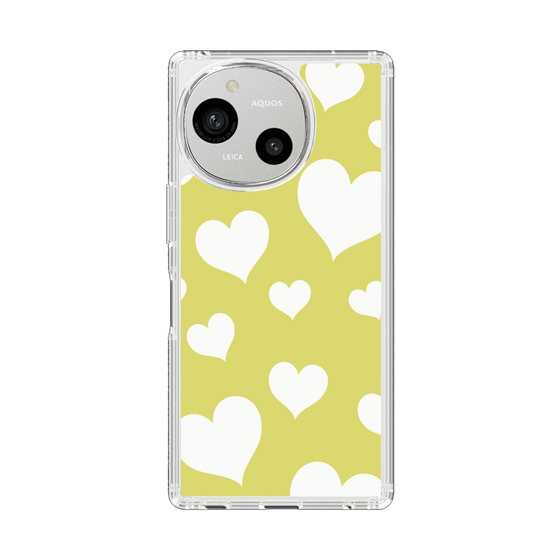 Slim Protection Case［ Dot Hearts - Yellow ］