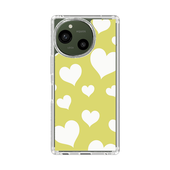 Slim Protection Case［ Dot Hearts - Yellow ］