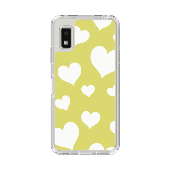 Slim Protection Case［ Dot Hearts - Yellow ］