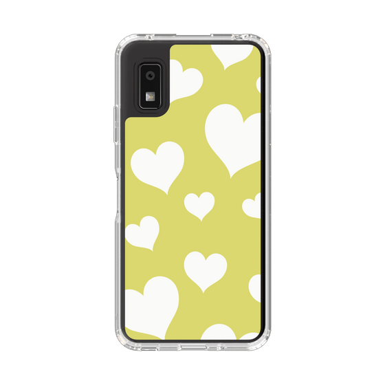 Slim Protection Case［ Dot Hearts - Yellow ］