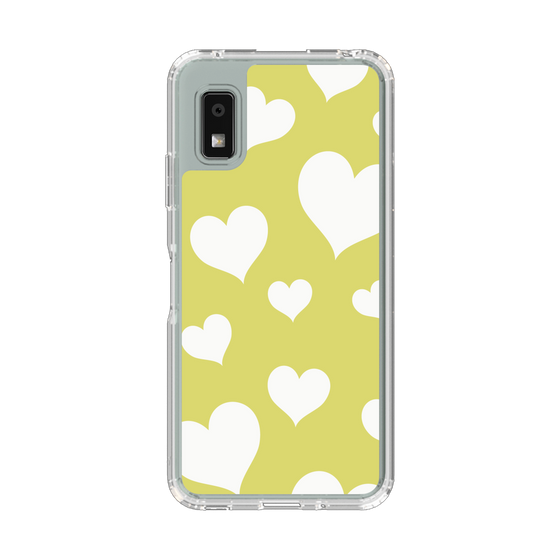 Slim Protection Case［ Dot Hearts - Yellow ］