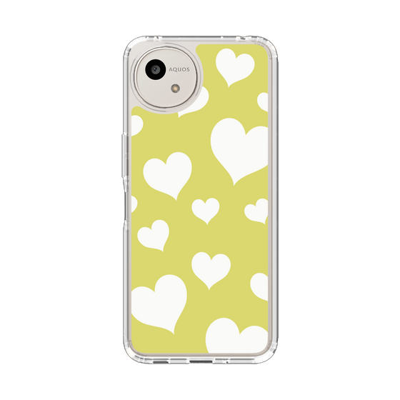 Slim Protection Case［ Dot Hearts - Yellow ］