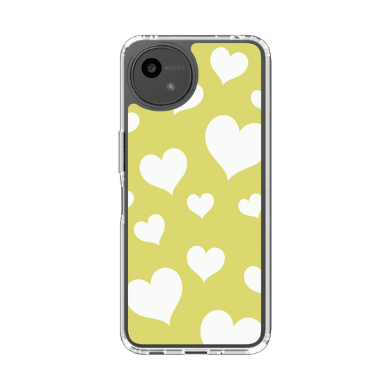 Slim Protection Case［ Dot Hearts - Yellow ］