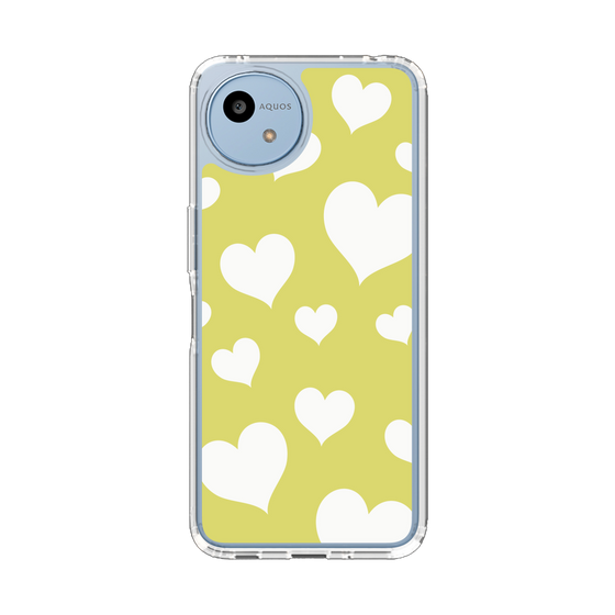 Slim Protection Case［ Dot Hearts - Yellow ］