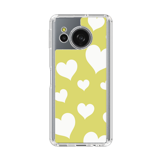 Slim Protection Case［ Dot Hearts - Yellow ］