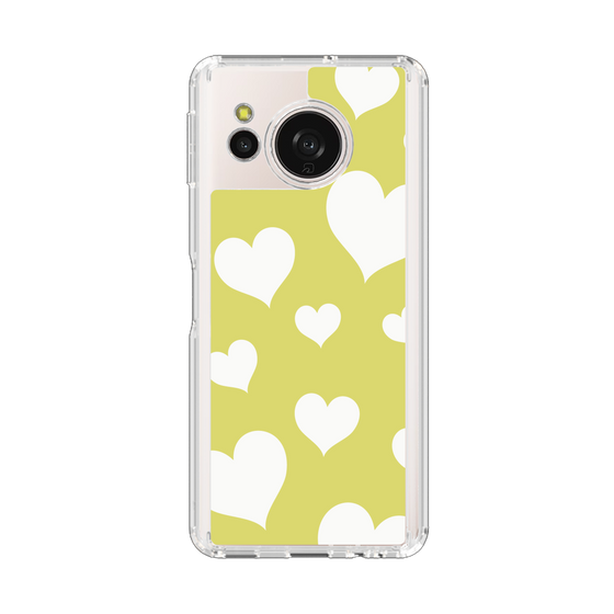 Slim Protection Case［ Dot Hearts - Yellow ］