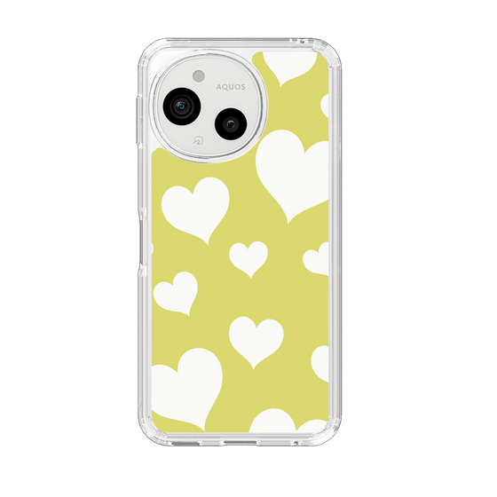Slim Protection Case［ Dot Hearts - Yellow ］