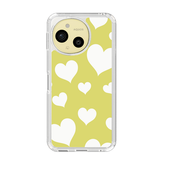 Slim Protection Case［ Dot Hearts - Yellow ］