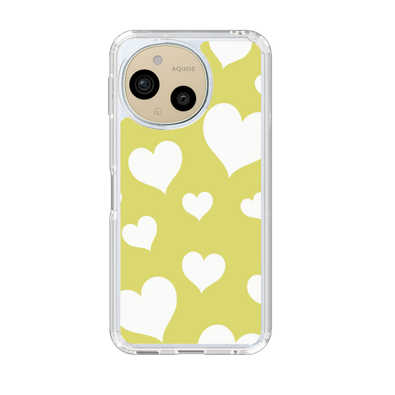 Slim Protection Case［ Dot Hearts - Yellow ］
