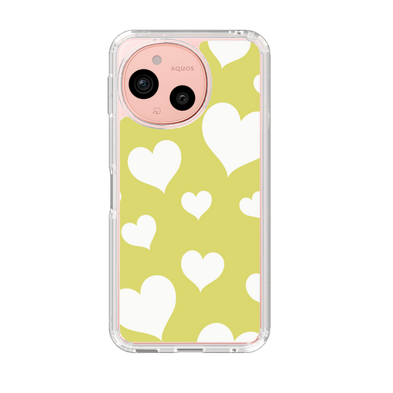 Slim Protection Case［ Dot Hearts - Yellow ］