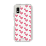 Slim Protection Case［ Stripe Hearts - Pink ］
