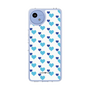 Slim Protection Case［ Stripe Hearts - Blue ］