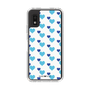 Slim Protection Case［ Stripe Hearts - Blue ］