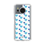 Slim Protection Case［ Stripe Hearts - Blue ］